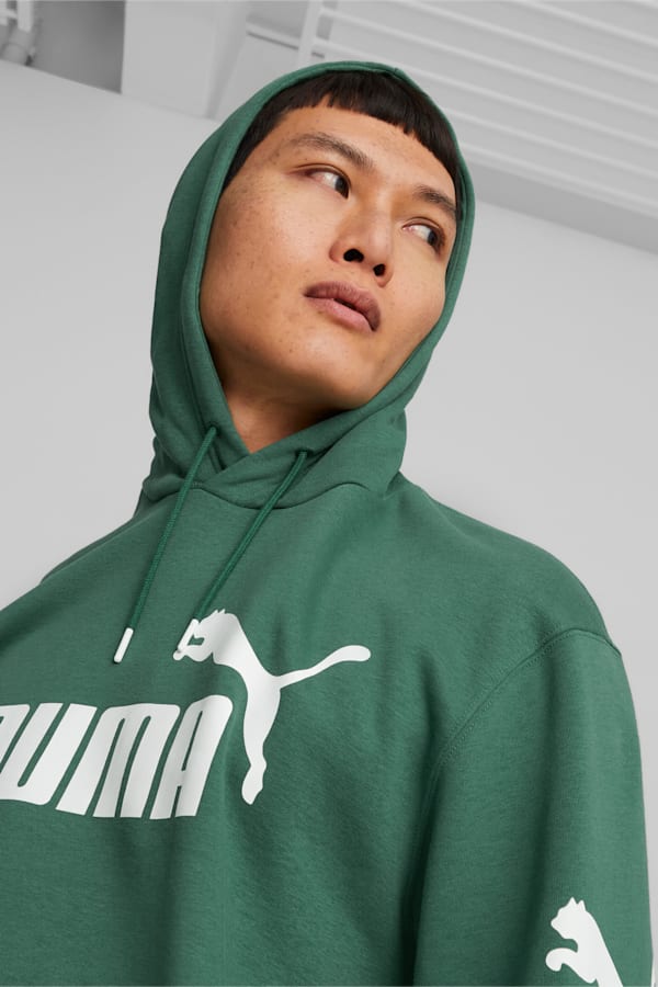 PUMA POWER Colourblock Hoodie Men, Vine, extralarge