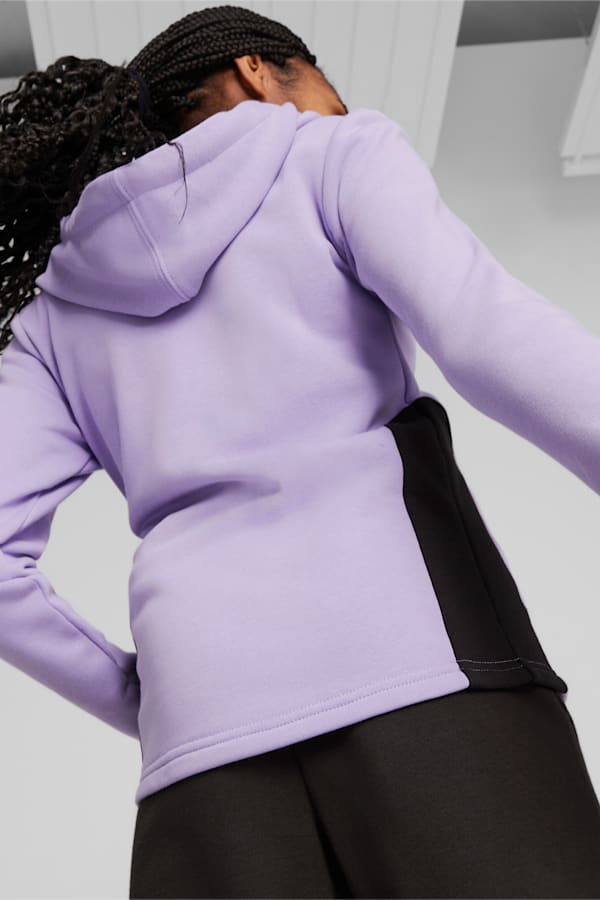 Black and purple nike sweatsuit top