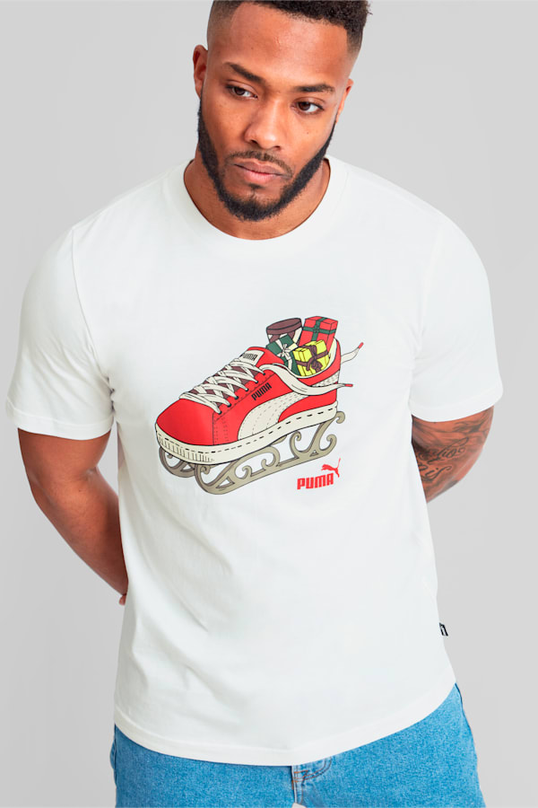 Christmas Tee, Puma White, extralarge-GBR