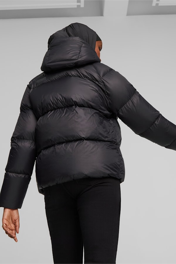 A$AP Rocky Women's Hooded Ultra Down Puffer Jacket, PUMA Black, extralarge