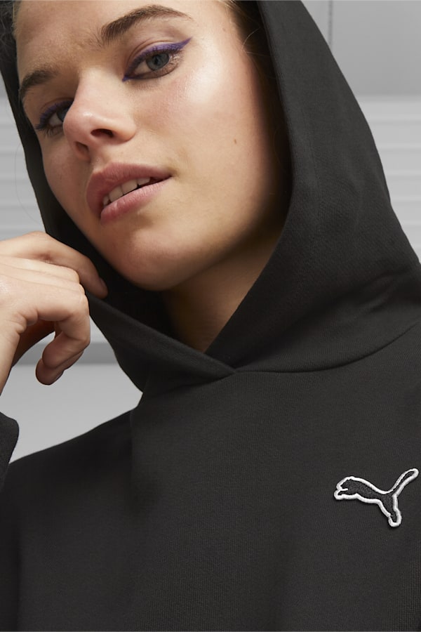 BETTER ESSENTIALS Women's Hoodie, PUMA Black, extralarge