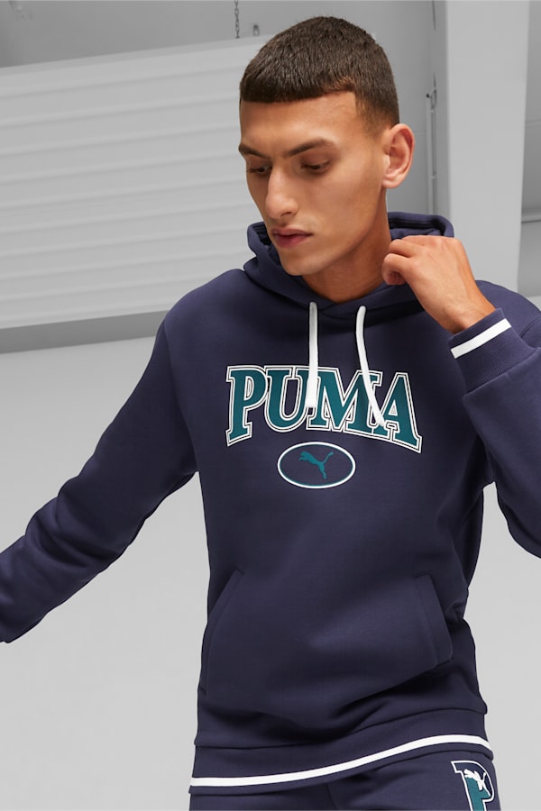 PUMA SQUAD Men's Hoodie, PUMA Navy, extralarge