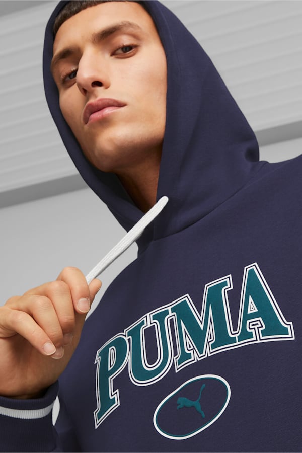 PUMA SQUAD Men's Hoodie, PUMA Navy, extralarge