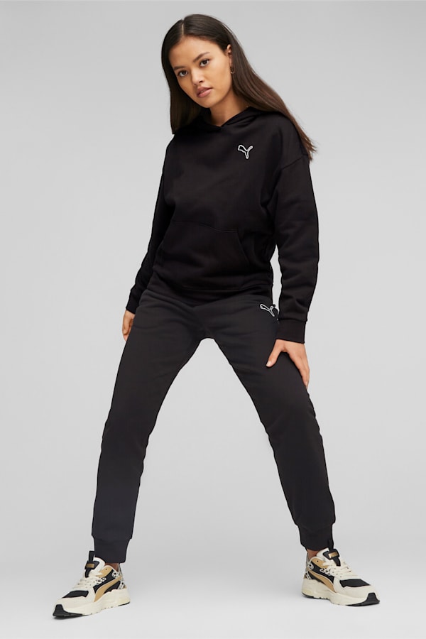 Better Essentials Women's Hoodie, PUMA Black, extralarge