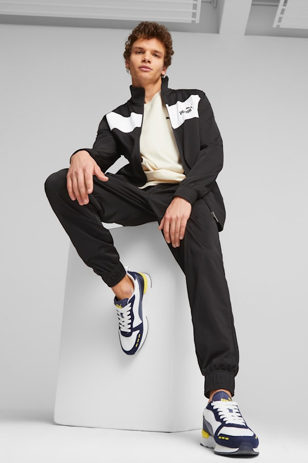 Men's Poly Tracksuit, PUMA Black, extralarge