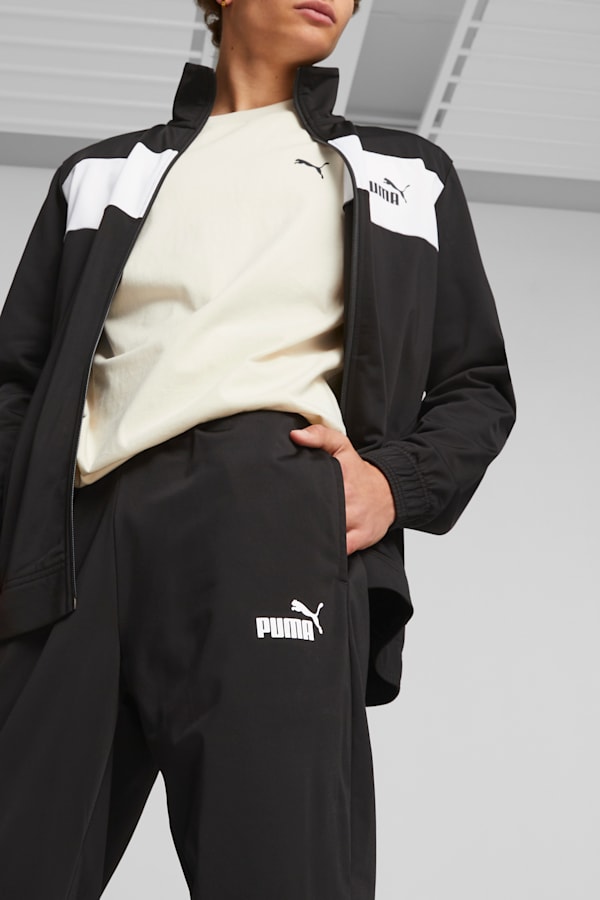 Men's Poly Tracksuit, PUMA Black, extralarge