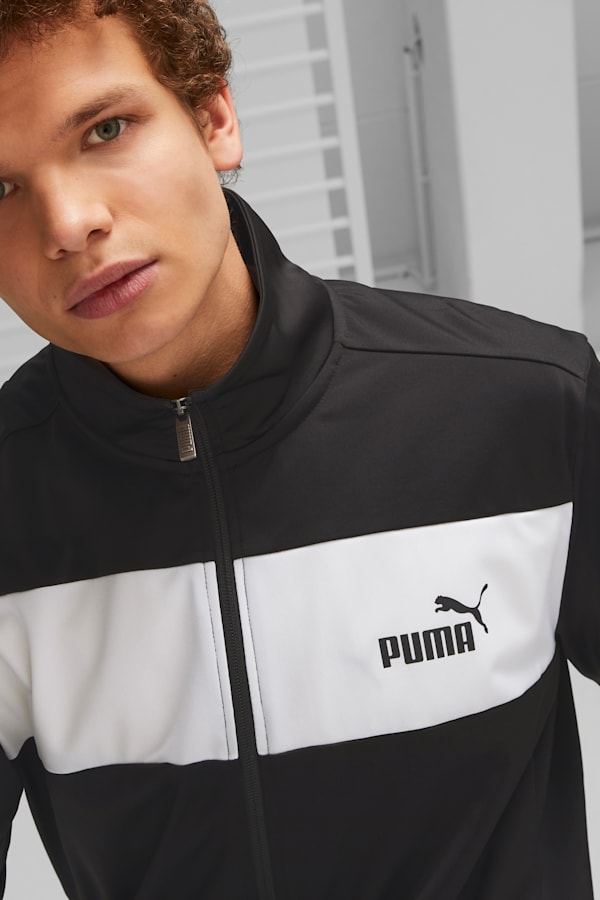 Men's Poly Tracksuit, PUMA Black, extralarge