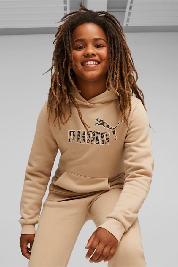 ESS+ ANIMAL Youth Hoodie, Sand Dune, extralarge