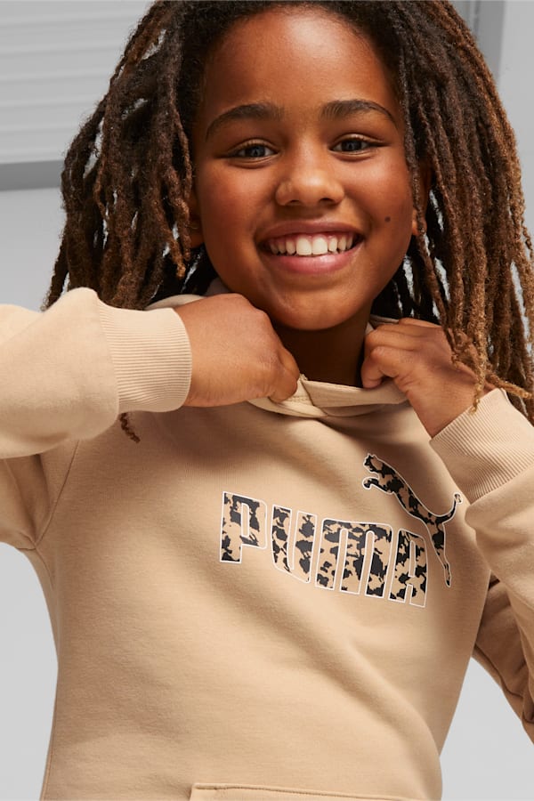 ESS+ ANIMAL Youth Hoodie, Sand Dune, extralarge