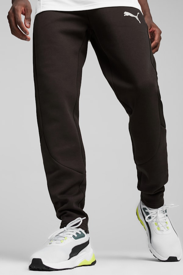 EVOSTRIPE Men's Sweatpants, PUMA Black, extralarge