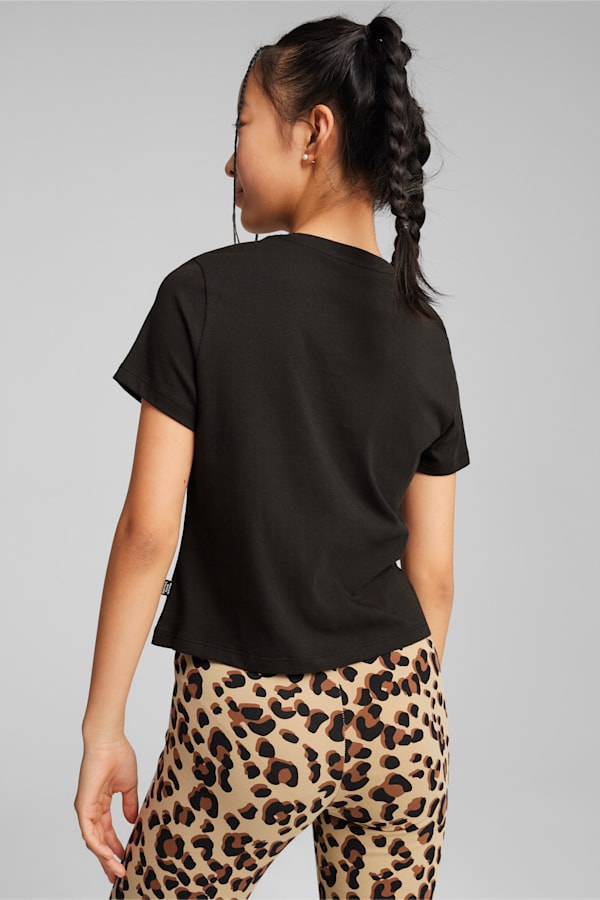 ESS+ ANIMAL Knotted Youth Tee, PUMA Black, extralarge
