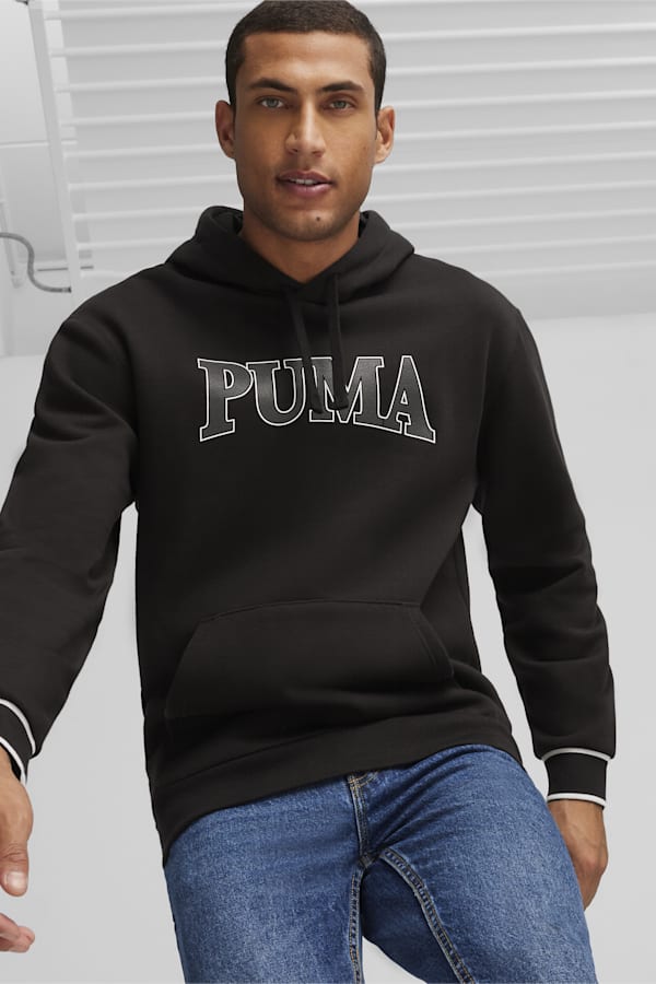 PUMA SQUAD Men's Hoodie, PUMA Black, extralarge-GBR