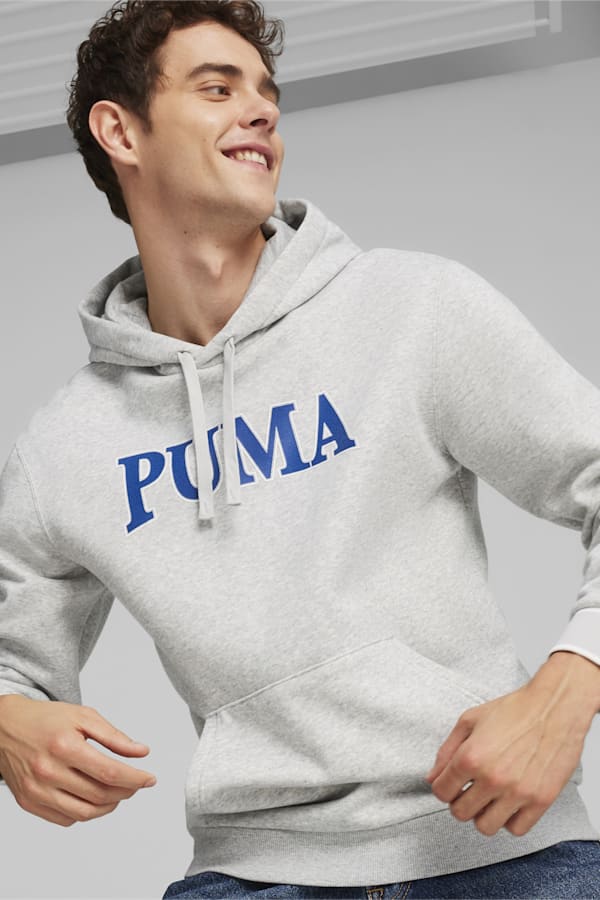 PUMA SQUAD Men's Hoodie, Light Gray Heather, extralarge-GBR