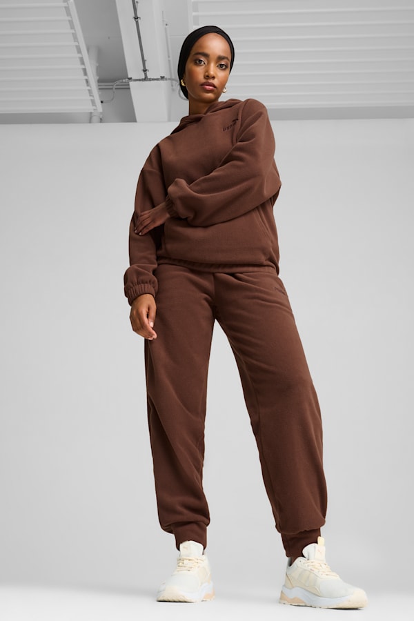 ESS ELEVATED Hoodie Women, Espresso Brown, extralarge-GBR