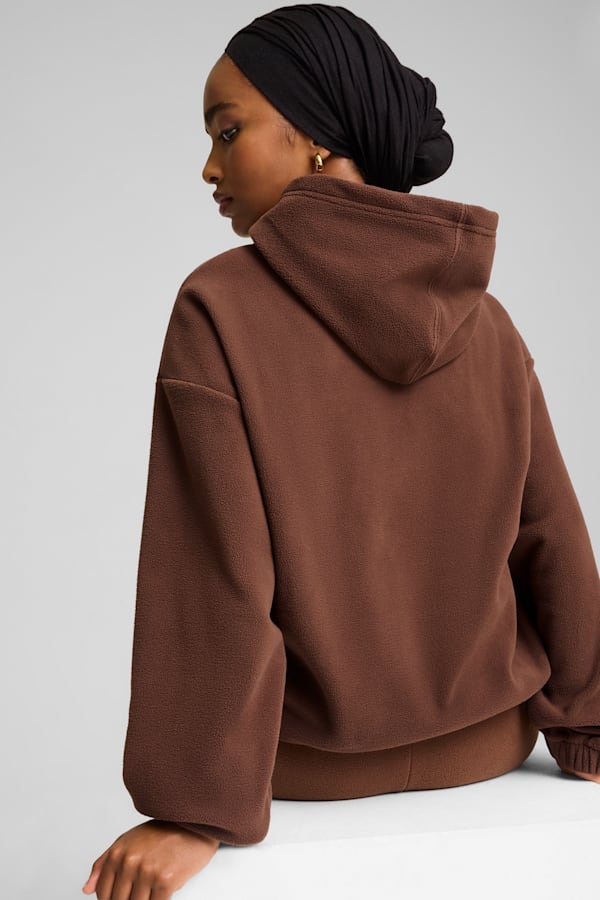 ESS ELEVATED Hoodie Women, Espresso Brown, extralarge-GBR