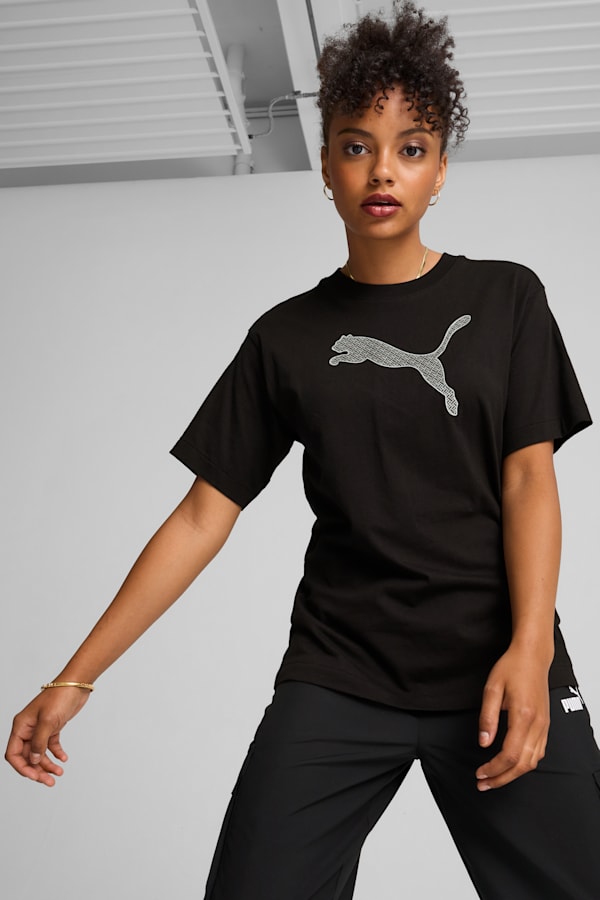 HER Graphic Tee Women, PUMA Black, extralarge