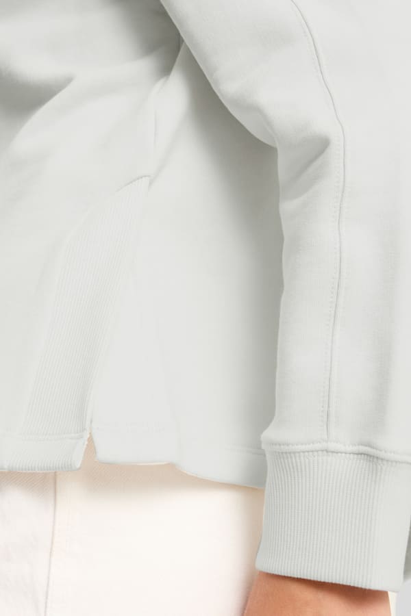 HER High Neck Crew Women, Vapor Gray, extralarge