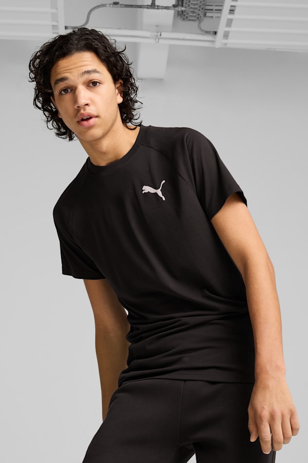 EVOSTRIPE Tee Men, PUMA Black, extralarge