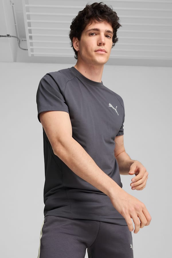 EVOSTRIPE Tee Men, Galactic Gray, extralarge-GBR