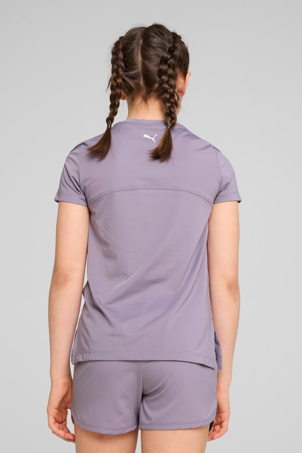 PUMA FIT Tee Youth, Pale Plum, extralarge
