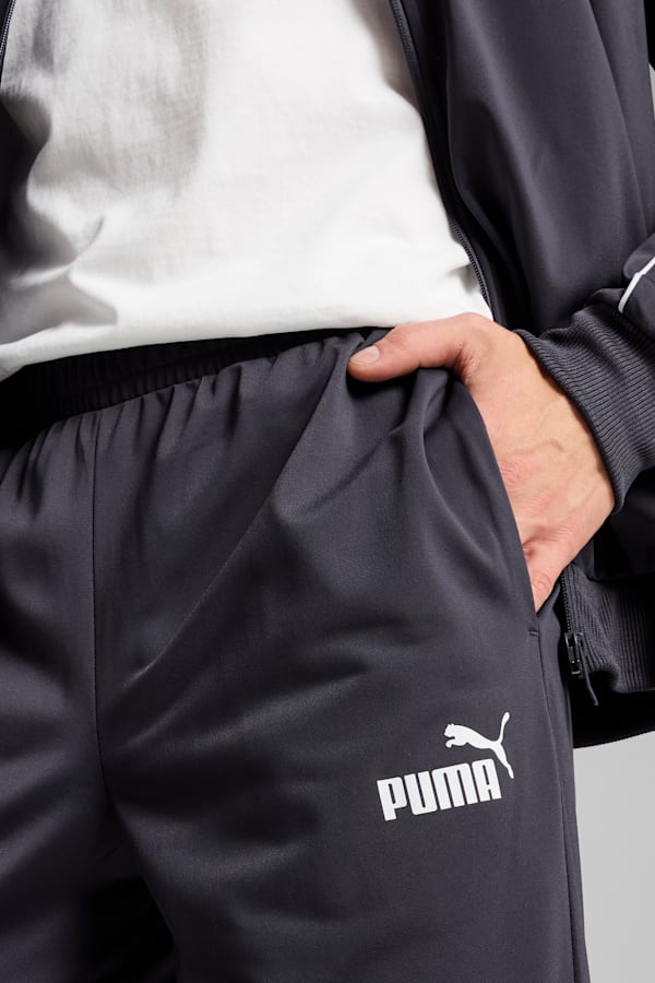 Piping Tracksuit Men, Galactic Gray, extralarge-GBR