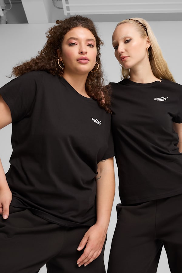 ESS Small No. 1 Logo Tee Women, PUMA Black, extralarge-GBR