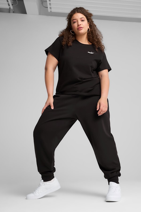 ESS Small No. 1 Logo Tee Women, PUMA Black, extralarge-GBR