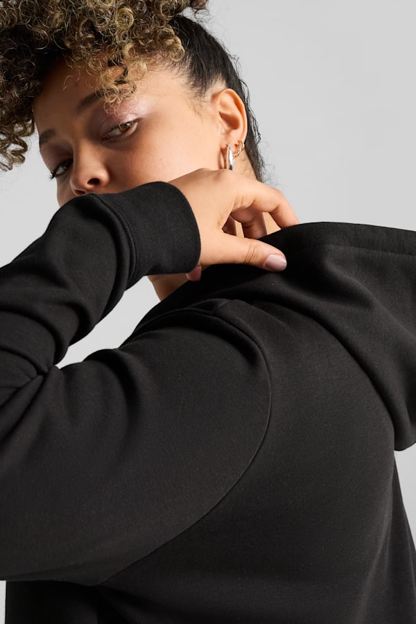 Essentials Full-Zip Hoodie Women, PUMA Black, extralarge-GBR