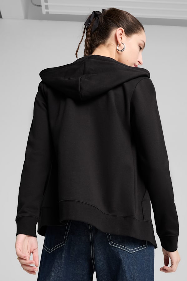 Essentials Full-Zip Hoodie Women, PUMA Black, extralarge-GBR