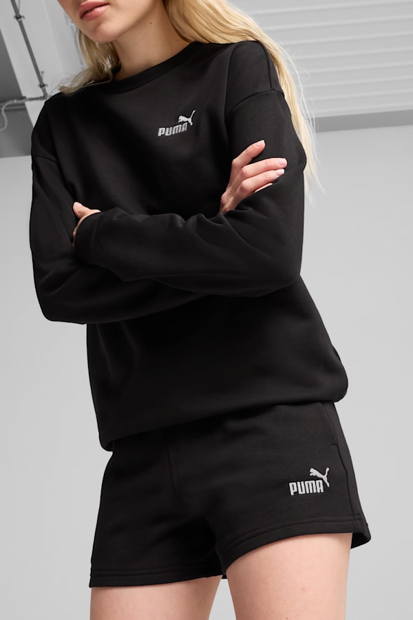 ESS Small No. 1 Logo 4'' Shorts Women, PUMA Black, extralarge