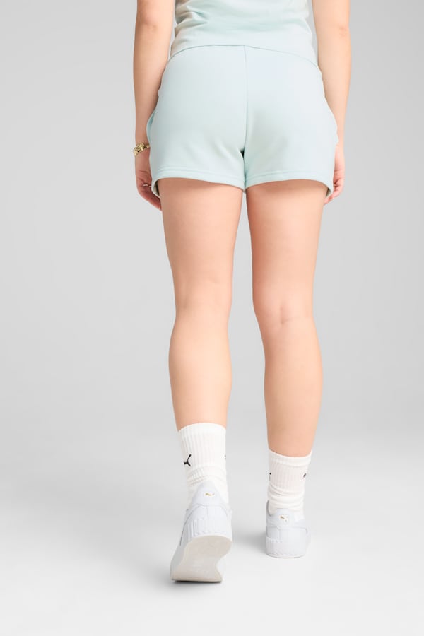 ESS Small No. 1 Logo 4'' Shorts Women, Peaceful Blue, extralarge