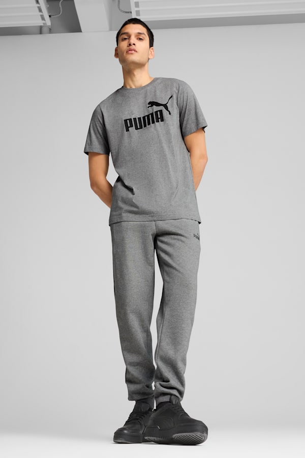Essentials No. 1 Logo Tee Men, Medium Gray Heather, extralarge