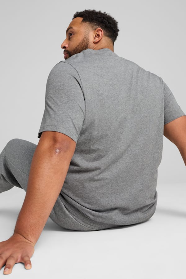 Essentials No. 1 Logo Tee Men, Medium Gray Heather, extralarge