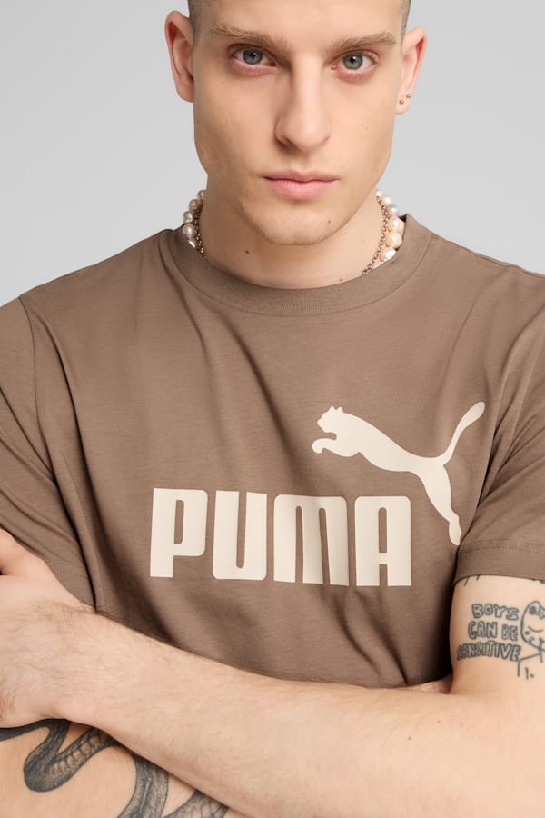 ESS No. 1 Logo Tee Men, Totally Taupe, extralarge-GBR