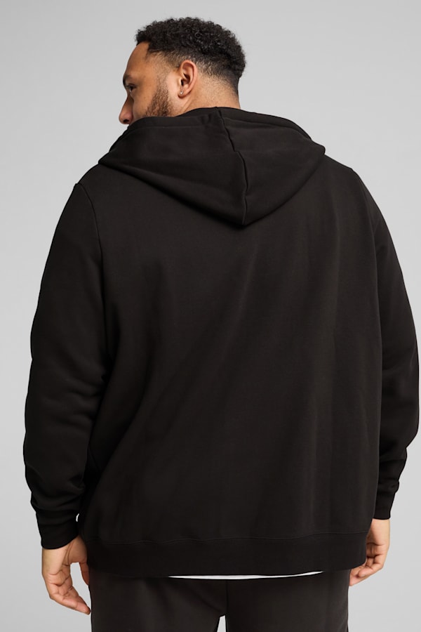 Essentials No. 1 Logo Full-Zip Hoodie Men, PUMA Black, extralarge-GBR