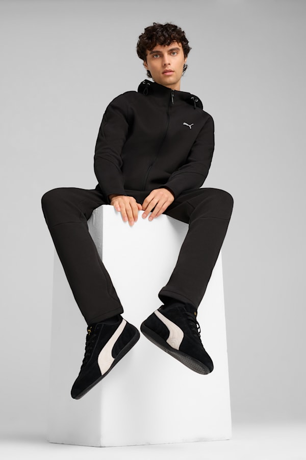 EVOSTRIPE Full-Zip Hoodie Men, PUMA Black, extralarge
