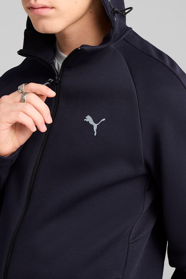 EVOSTRIPE Full-Zip Hoodie Men, New Navy, extralarge-GBR
