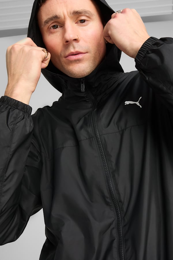 Essentials Regular Windbreaker Men, PUMA Black, extralarge