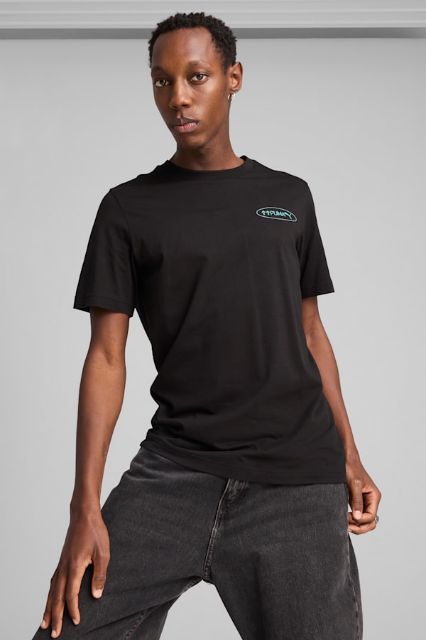 Graphics 3 Circles Tee Men, PUMA Black, extralarge