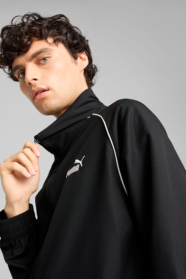 Woven Piping Tracksuit Men, PUMA Black, extralarge