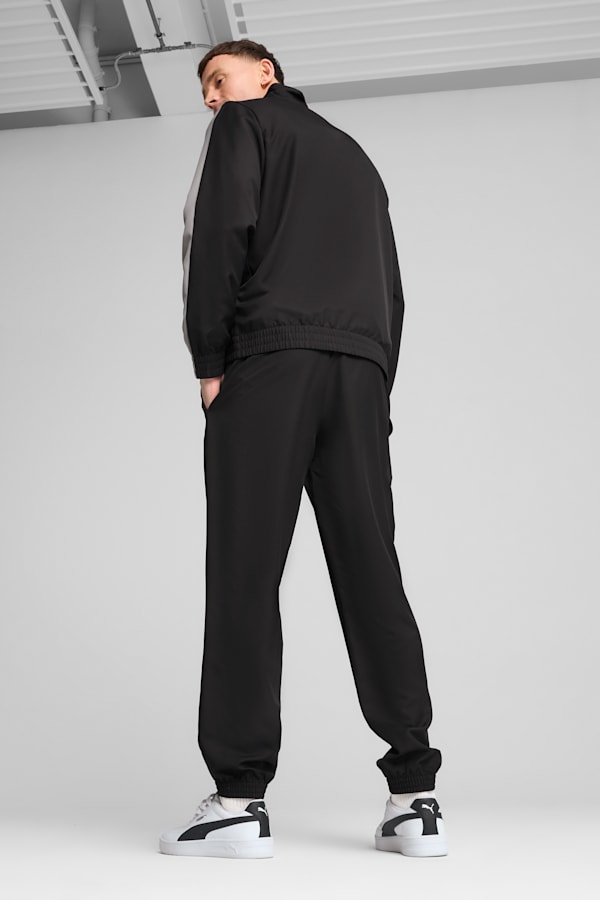 Woven Colourblock Tracksuit Men, PUMA Black, extralarge-GBR