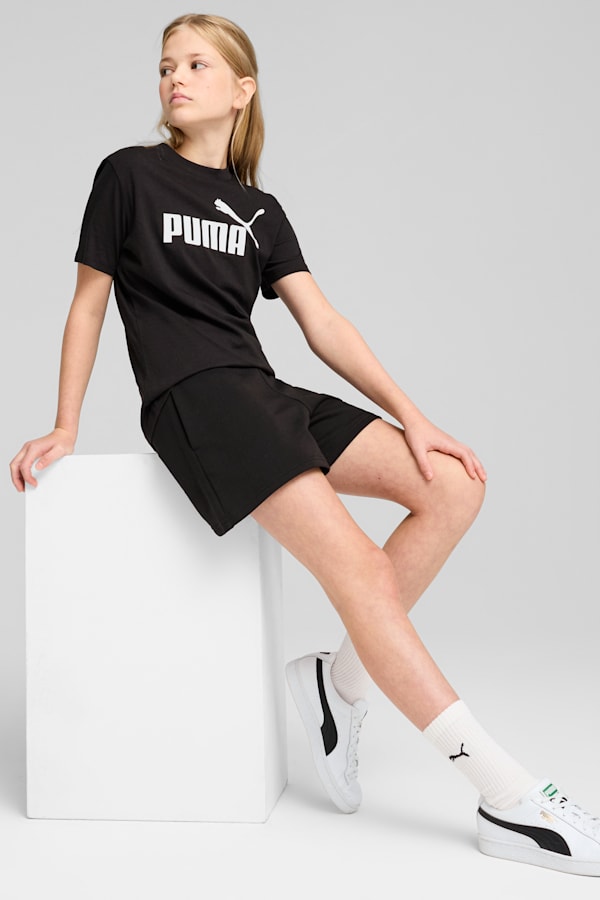 ESS No. 1 Logo Tee Youth, PUMA Black, extralarge