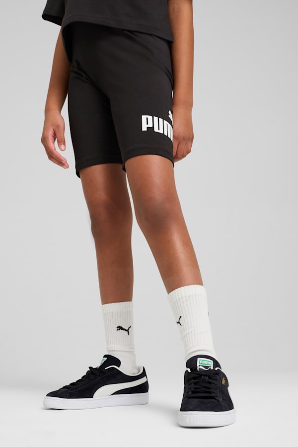ESS No. 1 Logo Short Leggings Youth, PUMA Black, extralarge