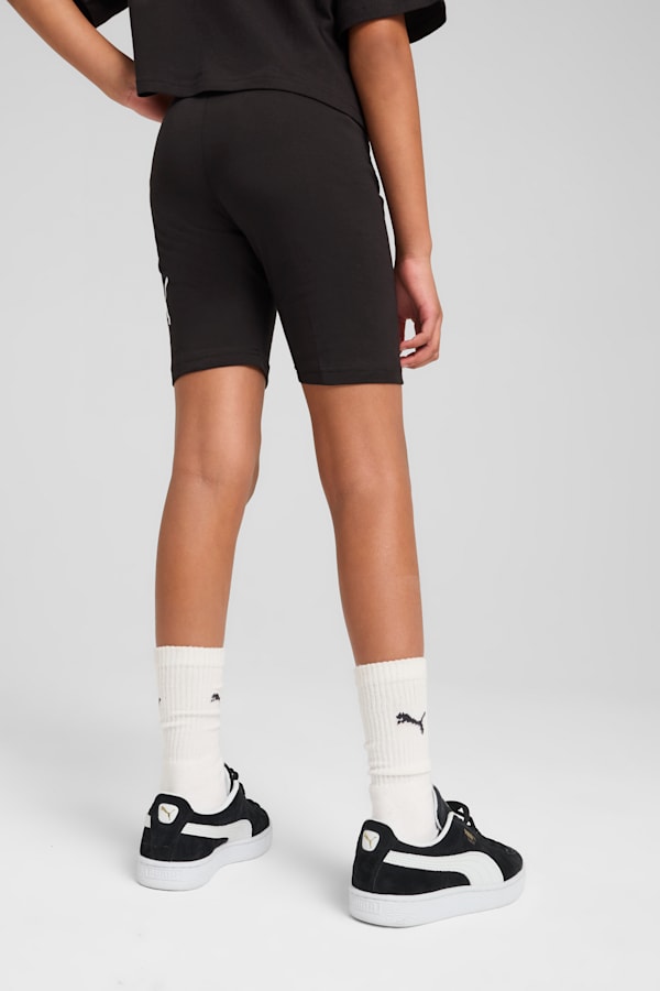 ESS No. 1 Logo Short Leggings Youth, PUMA Black, extralarge
