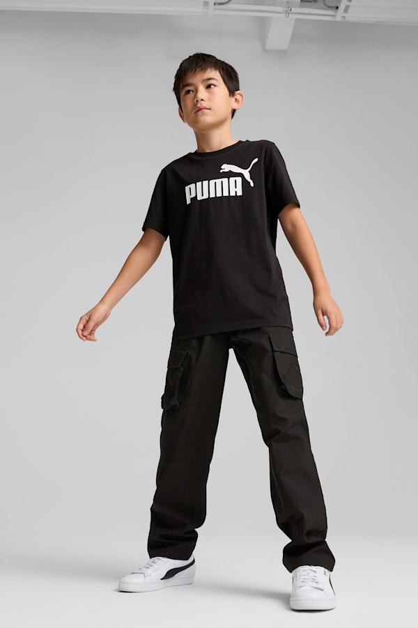 ESS No. 1 Logo Tee Youth, PUMA Black, extralarge