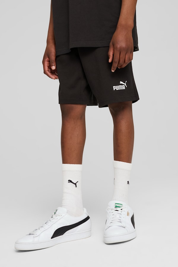 ESS No. 1 Logo Jersey Shorts Youth, PUMA Black, extralarge