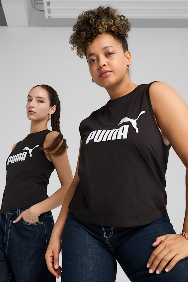 ESS No. 1 Logo Slim Tank Women, PUMA Black, extralarge
