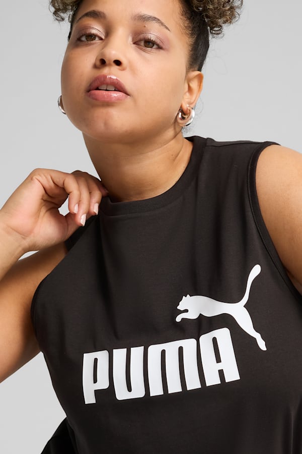 ESS No. 1 Logo Slim Tank Women, PUMA Black, extralarge