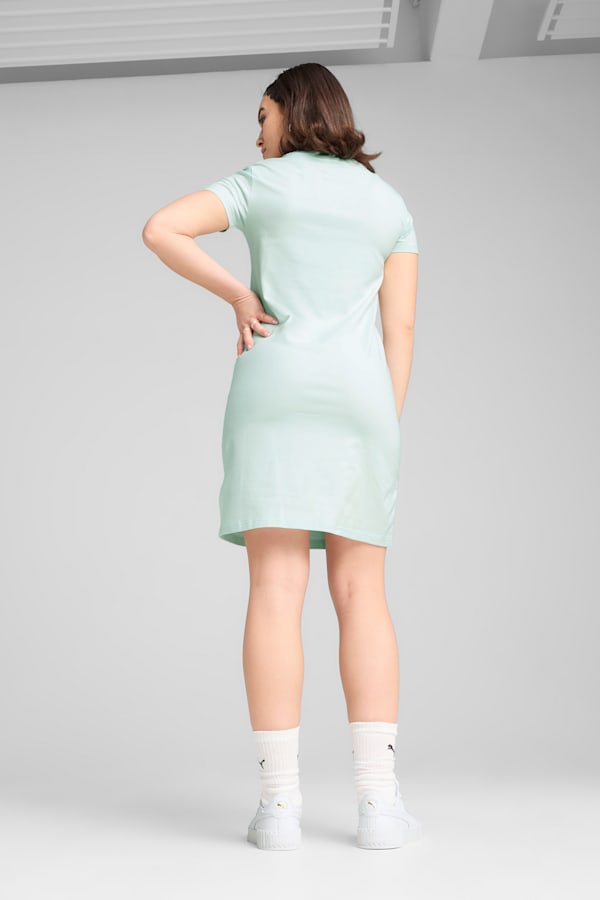 ESS Small No. 1 Logo Slim Dress Women, Peaceful Blue, extralarge
