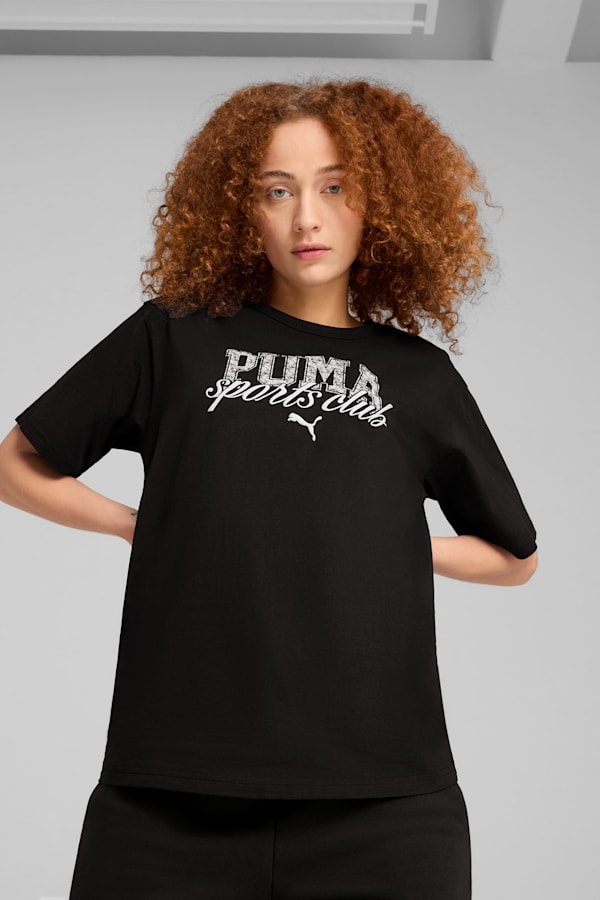 PUMA CLASS Relaxed Tee Women, PUMA Black, extralarge